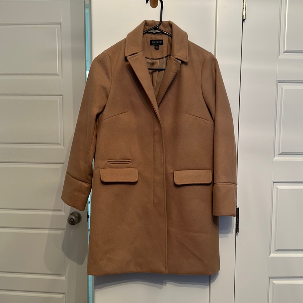 Top shop camel coat